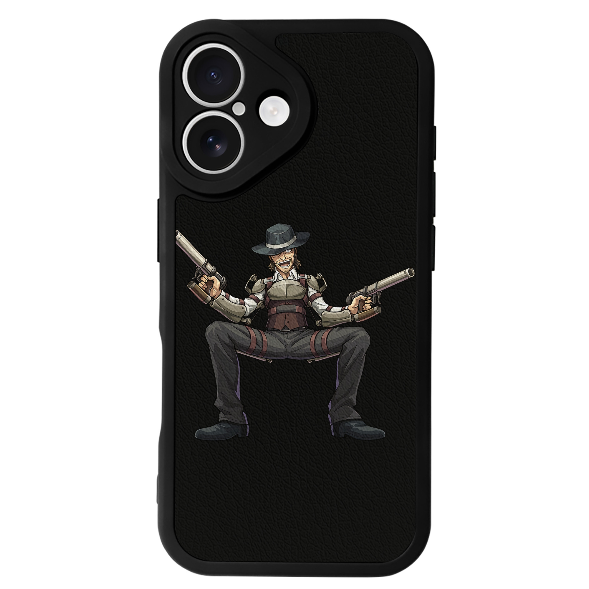 （画像用） 進撃の巨人 ケニー·アッカーマン Attack on Titan Kenny Ackerman 【iPhone 16シリーズ対応】シリコンスマホケース（レザー調） 材質：シリコン